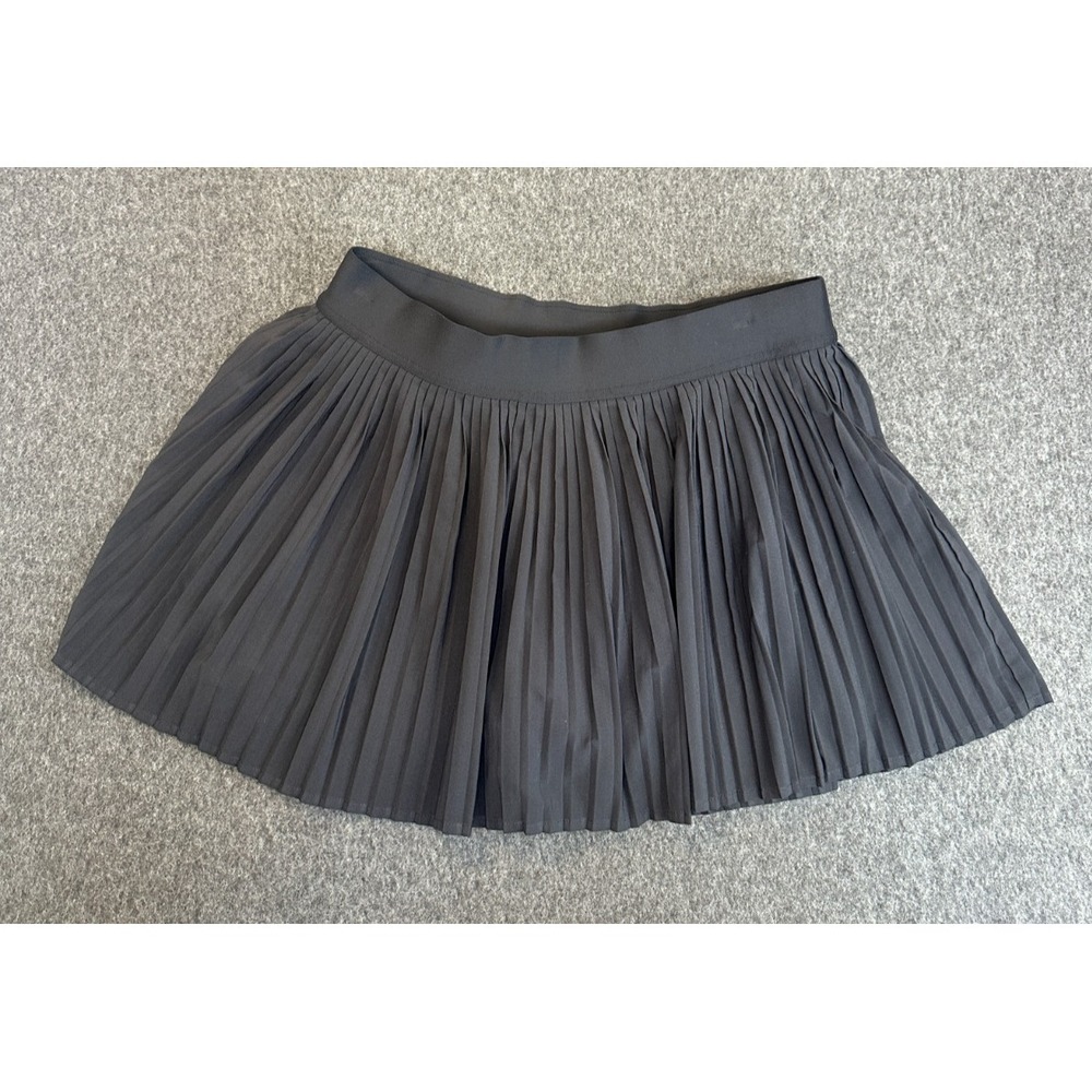 Lululemon Varsity High-Rise Pleated Tennis Skirt Shorts Pocket Skort Black 10 - Picture 3 of 16